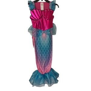 Spooktacular Creations Mermaid Costume Dress Kids Size‎ M Halloween Preowned EUC